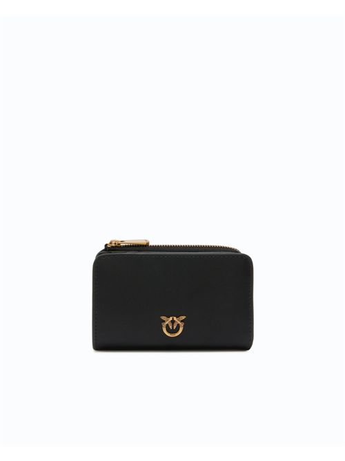 Portafoglio mini in pelle con Love Birds